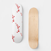 Rode harten Valentijn Special Persoonlijk Skateboard (Voorkant)