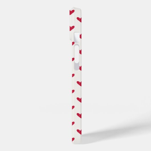 Rode harten, Valentijnsdag iPhone / iPad case (Achterkant / Links)