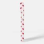 Rode harten Valentijnsdag iPhone / iPad case (Achterkant / Links)