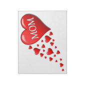 RODE HARTEN VOOR MOM NOTITIEBLOK (Linkerzijde)