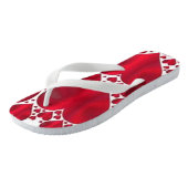 RODE HARTEN VOOR VALENTIJN TEENSLIPPERS (Schuin)