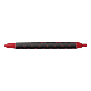 Rode harten Zwarte Inktpen Inkt Pen
