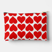 Rode hartenpatroon, romantisch, liefde etui (Achterkant)