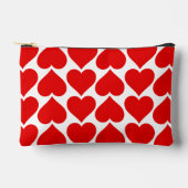 Rode hartenpatroon, romantisch, liefde etui (Voorkant)
