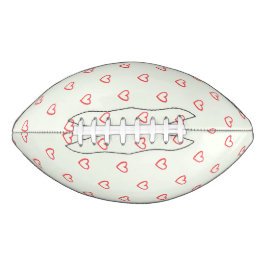 Rode hartenpatroon, Schattig, Liefde American Football
