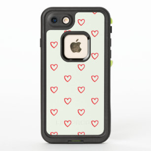 Rode Hartjes Patroon, Schattig, Liefde