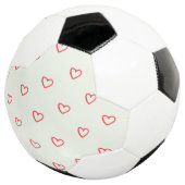 Rode Hartjes Patroon, Schattig, Liefde Voetbal (Drie kwart)