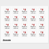Rode Hartjes Sticker - Behandel Met Zorg, Breekbaa (Vel)