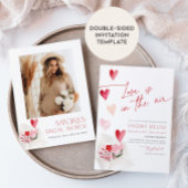 Rode Hartjes Valentijn Bruiloft Feest Liefde in de Kaart