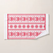Rode Hartjes Valentijnsdag Bad Handdoek (Handdoek)
