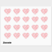 Rode Hartjes van de Liefde – Valentijncollectie Hart Sticker (Vel)