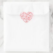 Rode Hartjes van de Liefde – Valentijncollectie Hart Sticker (Tas)