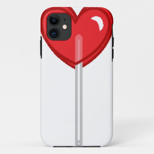 rode hartslag Case-Mate iPhone case (Achterkant)