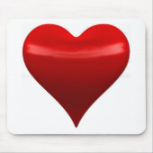 Rode hartslag Muismat (Voorkant)