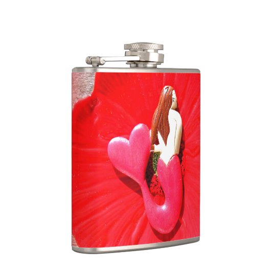 rode hartstaartzeemeermin heupfles (Rechts)