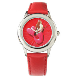 rode hartstaartzeemeermin horloge