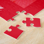 rode hartstaartzeemeermin legpuzzel (Zijkant)