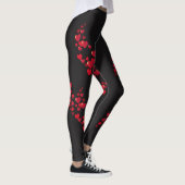 Rode hartvormige Leggings (Rechts)