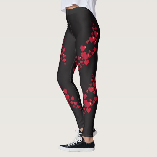 Rode hartvormige Leggings (Links)