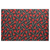 rode hartvormige lolly snoep stof (Fat Quarter)