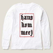 Rode Haus Kom Meej Hmong op maat gemaakte shirt