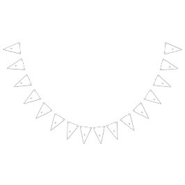 Rode Hawaiiaanse hibiscus met gedetailleerde bloem Vlaggetjes