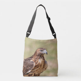 Rode hawk in de Hudson-vallei Crossbody Tas