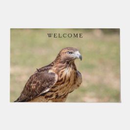 Rode hawk in de Hudson-vallei Deurmat