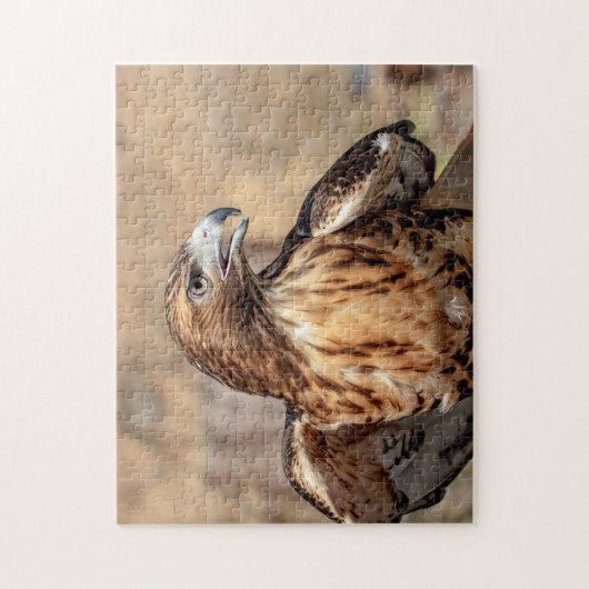 Rode hawk in de Hudson-vallei Legpuzzel (Verticaal)