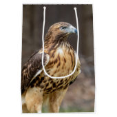 Rode hawk in de Hudson-vallei Medium Cadeauzakje (Achterkant)