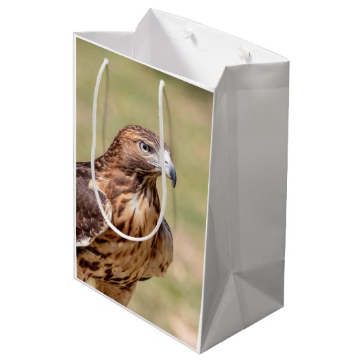 Rode hawk in de Hudson-vallei Medium Cadeauzakje (Achterkant Gekanteld)