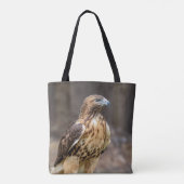 Rode hawk in de Hudson-vallei Tote Bag (Achterkant)