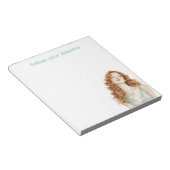 Rode Head Lady Mint Jurk Notitieblok (Schuin)