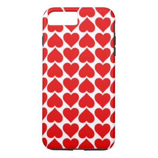 RODE HEART PATTERN Case-Mate iPhone CASE (Achterkant)