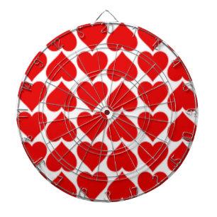 RODE HEART PATTERN DARTBORD