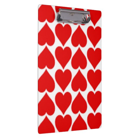 RODE HEART PATTERN KLEMBORD (Rechts)