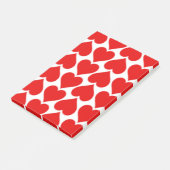 RODE HEART PATTERN POST-IT® NOTES (Schuin)