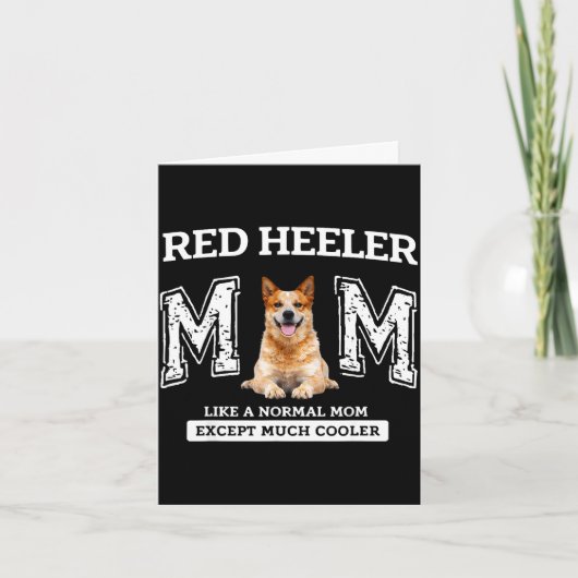 Rode heeler moeder zoals een normale moeder behalv kaart (Voorkant)