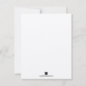 Rode hei Aziatische trouwdatum aankondigingskaart Save The Date (Achterkant)