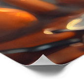 Rode heks, blauwe ogen, roodkopschoonheid poster (Hoek)