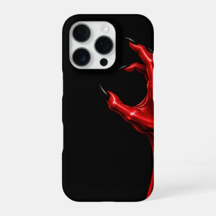Rode Heksenklauw Gotische Hoes voor Telefoon iPhone 16 Pro Hoesje