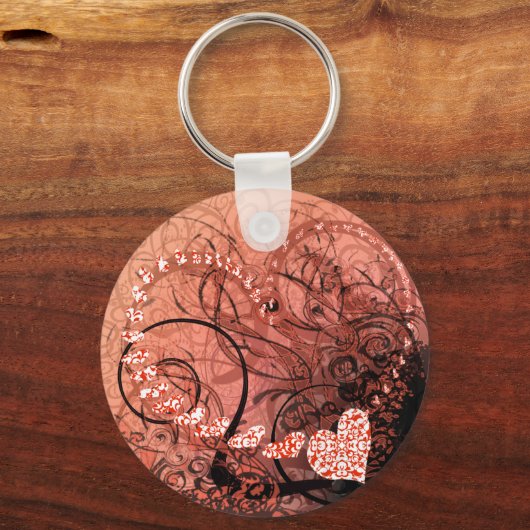 Rode hemdjes sleutelhanger (Voorkant)