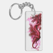 Rode hemel in de ochtend sleutelhanger (Voorkant Links)