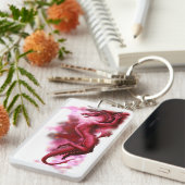 Rode hemel in de ochtend sleutelhanger (Voorkant Rechts)