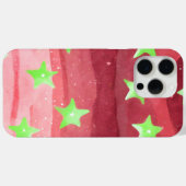 Rode hemel met sterren Case-Mate iPhone case (Achterkant (horizontaal))