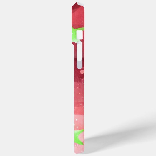 Rode hemel met sterren Case-Mate iPhone case (Achterkant / Links)