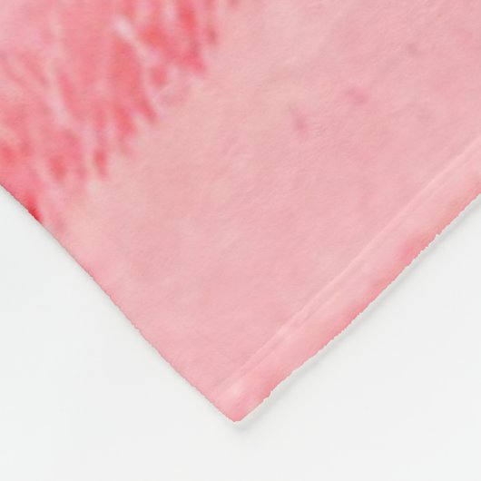 Rode hemel met sterren fleece deken (Hoek)