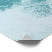 Rode hemel op het zee | AI Art Poster (Hoek)