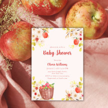 Rode herfst appel in onze ogen Tuinieren baby show