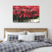 Rode herfst bomen canvas Print (Insitu (Slaapkamer))